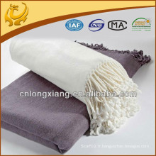 Vente en gros 100% Pure Soft Heavy Bamboo Cotton Throw And Blanket